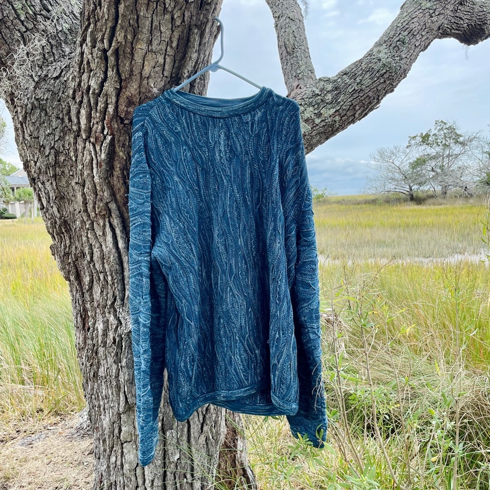 COOGI Blue Textured Jacket